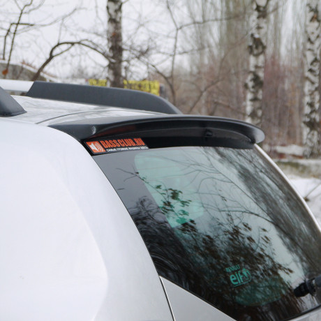 Лип-спойлер "DM-style" (тисненый пластик) для Renault Duster (2010-2021) купить недорого с доставкой в Чита