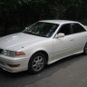 Накладка на передний бампер (сток) Toyota Mark II (100) Дорестайлинг купить недорого с доставкой в Чита