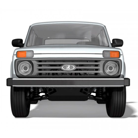 защита двигателя и осей нижних рычагов f-design для L@DA 4x4, urban, стальная 3мм, (не окрашенная) купить недорого с доставкой в Чита