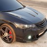Капот пластиковый "Agressive Waterproof" var №1 (с глухими воздуховодами) для Honda Accord VIII купить недорого с доставкой в Чита