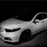 Капот пластиковый "Agressive Waterproof" var №1 (с глухими воздуховодами) для Honda Accord VIII купить недорого с доставкой в Чита