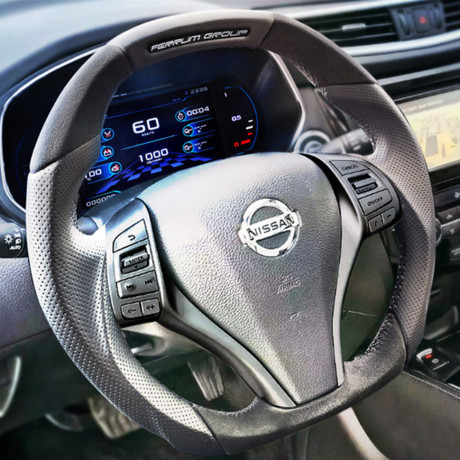 Анатомическое рулевое колесо Ferrum для Nissan Qashqai, Nissan X-trail купить недорого с доставкой в Чита
