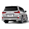 Защита заднего бампера двойная угловая d63/51мм (НПС) LEXUS 450D (2015-н.в.) купить недорого с доставкой в Чита