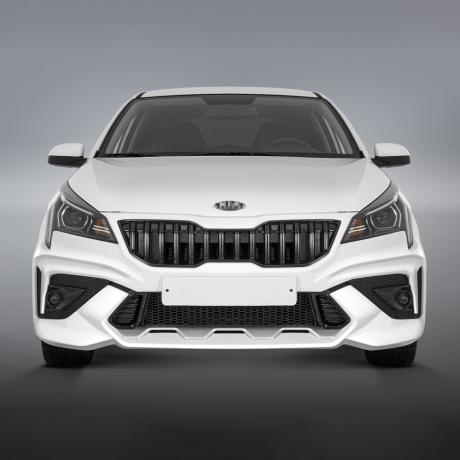 Бампер передний "ROTOR NEW" для Kia Rio (2020-н.в.) купить недорого с доставкой в Чита