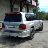 Накладки на задний бампер (сток) Toyota Land Cruiser 100 купить недорого с доставкой в Чита