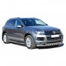 Защита порогов с проступью (d76) для Volkswagen Touareg (2010-2016)(Окрашенное) купить недорого с доставкой в Чита