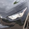 Накладки на фары (реснички) var №1 для Infiniti FX (2nd generation)(2008-2013) купить недорого с доставкой в Чита