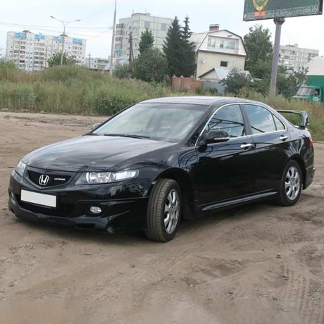 Накладка на передний бампер "Mugen" для Honda Accord (2006-2008) купить недорого с доставкой в Чита