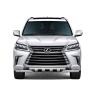 Защита переднего бампера двойная с зубьями d63/63мм (НПС) LEXUS 450D (2015-н.в.) купить недорого с доставкой в Чита