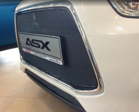 Защита радиатора "PREMIUM" Mitsubishi ASX (2012-2016) купить недорого с доставкой в Чита