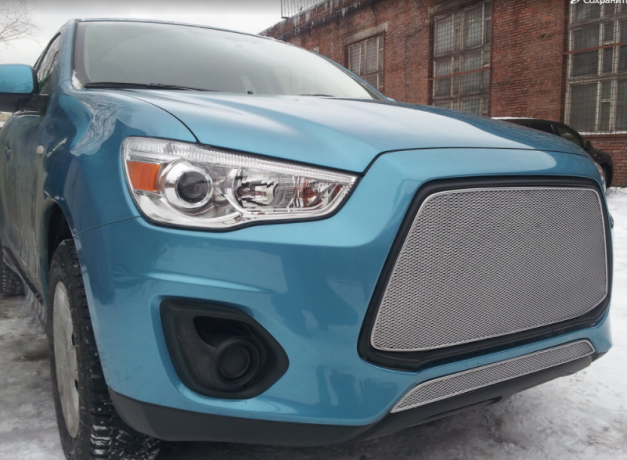 Защита радиатора "PREMIUM" Mitsubishi ASX (2012-2016) купить недорого с доставкой в Чита