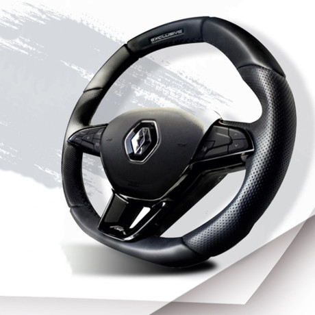 Анатомическое рулевое колесо со вставками из алькантары для Renault Arkana, Renault Duster 2, Renault Kaptur (рестайл 2020) купить недорого с доставкой в Чита