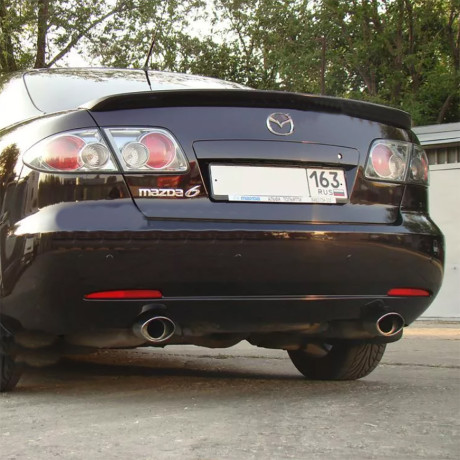Спойлер (без стоп-сигнала) в стиле "MPS" для Mazda 6 (2004-2008) купить недорого с доставкой в Чита