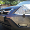 Защита радиатора "Standart" Honda CR-V (2001-2004) чёрная купить недорого с доставкой в Чита