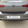 Накладка на задний бампер (ABS) Volkswagen Polo (2020-н.в.) купить недорого с доставкой в Чита